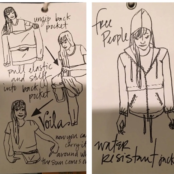 SOLD-🌺 Free People NWOT Parachute Festival Water resistant Jacket in Black - Picture 7 of 16